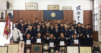 スジャータめいらく株式会社日比治雄会長来場