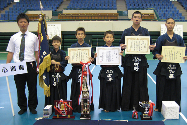 第22回愛知県警察少年剣道大会　洗心道場チーム