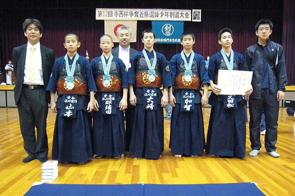 第12回寺西杯争奪近県選抜少年剣道大会 中学生 洗心道場Aチーム