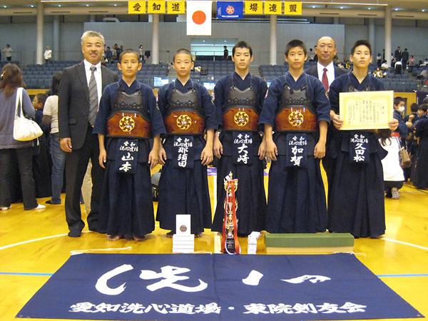 平成21年度愛知県剣道道場連盟「近藤杯」争奪剣道大会 – 中学生の部