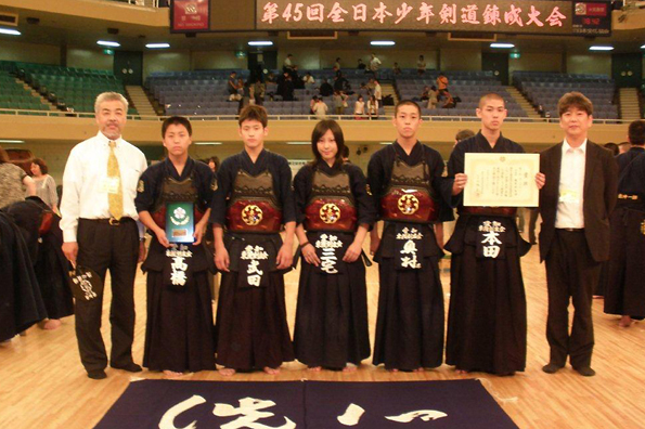 第45回全日本少年剣道錬成大会・中学生団体の部　東院剣友会チーム