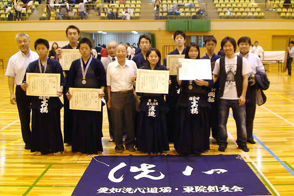 第8回名古屋市剣道選手権大会 中学生・高校生入賞者