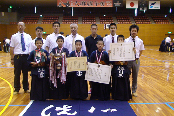 第33回大麻旗争奪剣道大会 小学生大会　準優勝 洗心道場Aチーム