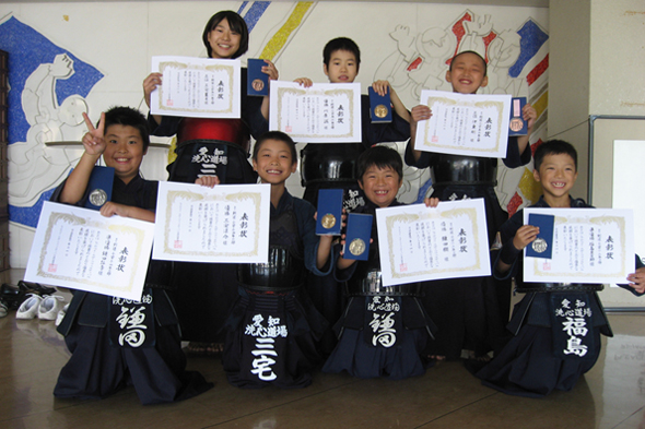 なごやマイ・スポーツフェスティバル剣道大会 小学生の部入賞者