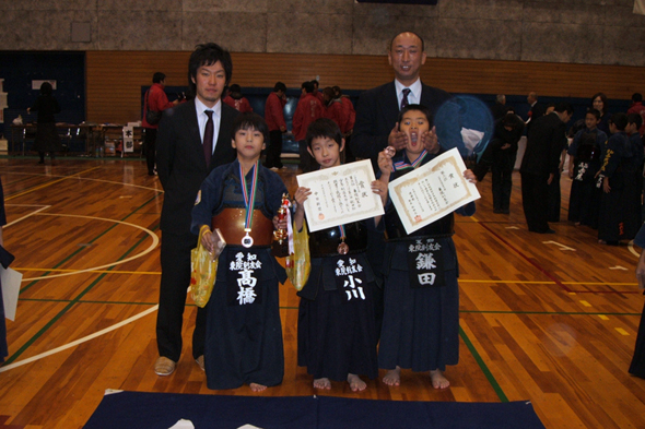 第一回秋田杯少年剣道大会　小学生低学年の部　東院剣友会チーム