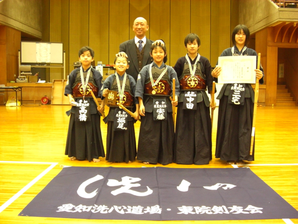 第19回愛知県武道館少年剣道大会・小学生の部　第3位　東院剣友会