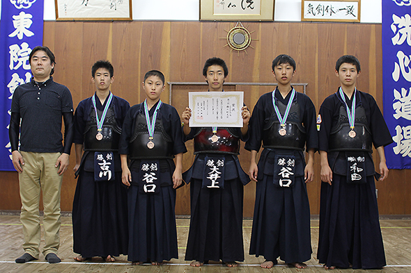 第44回東別院洗心道場少年剣道大会 中学生の部 勝川剣友会