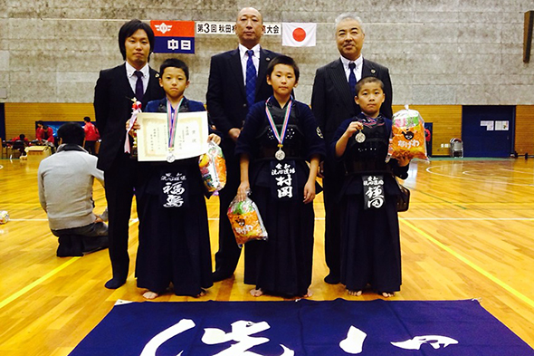 第3回秋田杯少年剣道大会 小学生低学年の部 準優勝 洗心道場