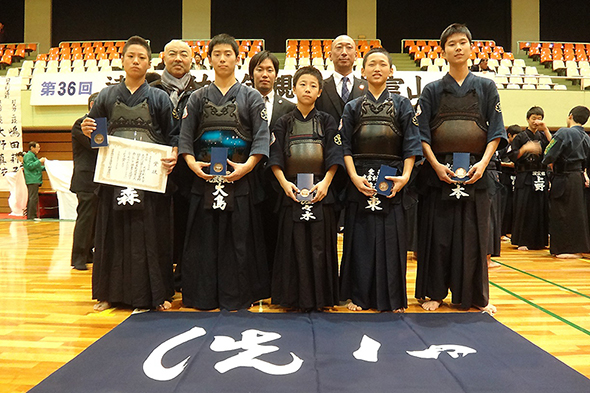 第36回凌雲館幼少年親善剣道富山大会 中学生の部　光雲剣友会