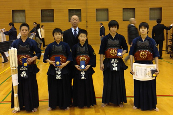 一ツ木剣道クラブ創立40周年記念大会 中学生の部 洗心道場チーム