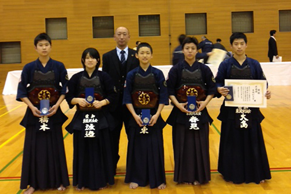 一ツ木剣道クラブ創立40周年記念大会 中学生の部 東院剣友会チーム